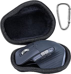 Lebakort Storage Case Compatible with Logitech MX Master 4 / MX Master 3S / MX Master 3 / MX Matser 2S Advanced Mouse (Graphite Case)