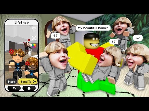 DEER HAS 67 BABIES... BUT SHE CHEATED ON STRICT DAD 😭💥 Roblox Snapchat Trolling - Funny Moments