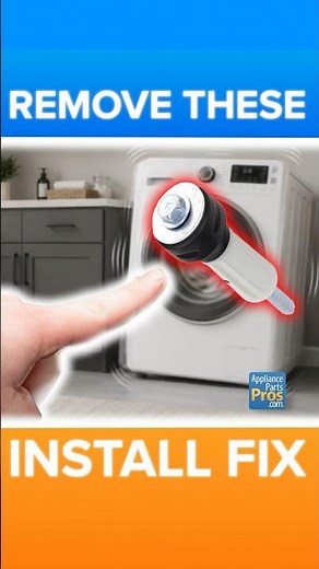 Front Load Washer Shaking? Remove the Shipping Bolts First
