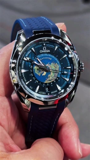 Wear the world on your wrist! 🌍 Omega Seamaster World Timer Omega absolutely nails it! This World Timer is packed with incredible details— a true forever favorite!