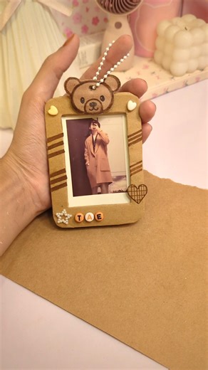 DIY K-pop Photocard Holder🧸✨ #shorts #bts