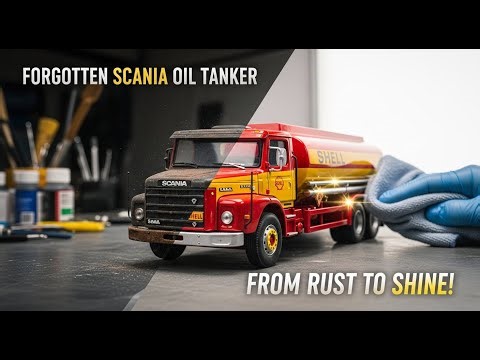 Restoration Forgotten Scania Oil Tanker | From Rust to Shine | Full Model Truck Rebuild