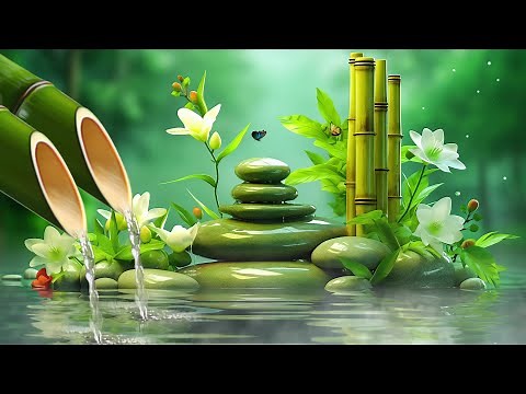 Beautiful Relaxing Piano, Water Sound - Deep Sleeping Music, Yoga, Calming Music, Meditation Music