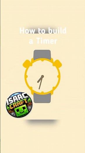 How to build a Timer in Minecraft