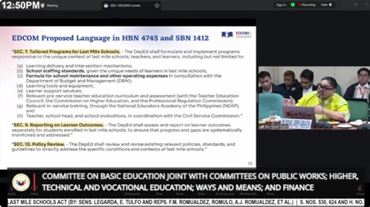 🛑WATCH LIVE NOW‼ Public Hearing of the Committee on Basic Education joint with Public Works; Higher, Technical and Vocational Education; Ways and Means; and Finance Presided by Sen. Paolo Benigno " Bam" Aquino IV January 20, 2026 | Tuesday | 10:00 AM AGENDA: S. Nos. 128, 309, 364, 1073, 167, 422 and H. No. 4744 – Private Basic Education Voucher Assistance Act (By: Sens. Aquino, Legarda, Gatchalian, Estrada, A. Cayetano and Reps. F.M. Romualdez, Romulo, Marcos, et al.) S. Nos. 1412, 1614 and H.