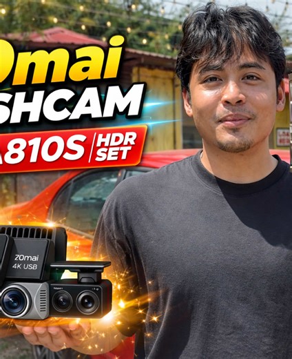 🚗 Drive with confidence. Record in crystal clear 4K. Upgrade your car with the 70mai A810S 4K HDR Dash Cam Set — built for ultra-clear day & night recording, HDR clarity, and smart driving features. Protect every journey. Every detail matters. Get yours today! https://bit.ly/70mai-A810S-Dashcam-4K-Shopee #70maidashcam #a810s