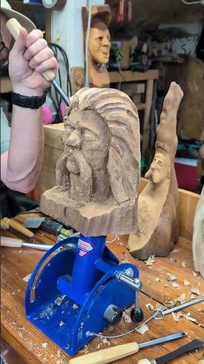 Carving Vercingetorix - The Gaelic Warrior