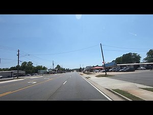 Americus, Georgia Drive Through on Highway US 19