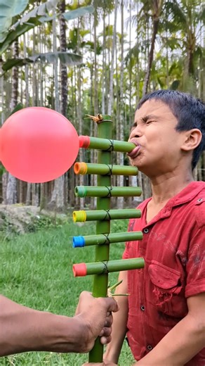 Creative Bamboo DIY Balloon Setup | Handmade Eco Craft Build