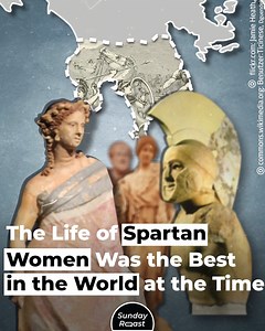 Sparta was a tough place to live, but many Spartan women enjoyed unprecedented freedom. | Sunday Roast