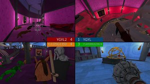 儿子和小朋友本地4人对战《窥屏达人》Screencheat 个性FPS对战游戏。全部人都是全程隐身的！要判断对手在哪里最简单的就是偷窥对手的窥屏！ 作弊达人_哔哩哔哩bilibili