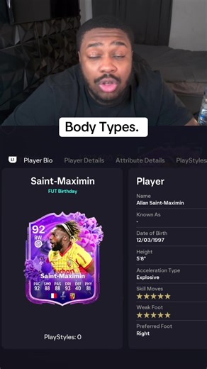 Understanding Body Types in FIFA Ultimate Team