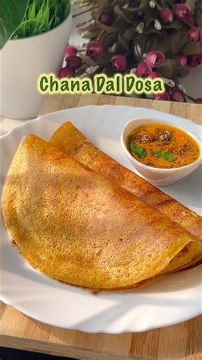 Protein-Packed Chana Dal Dosa-Crispy, Healthy & Full of Protein | Easy Breakfast✨🔥#dosa #dosarecipe