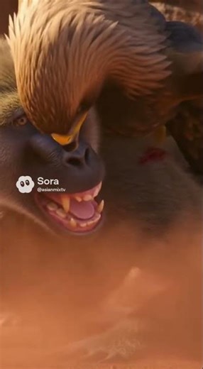 Eagle vs Baboon - Real Wild Survival Battle #Eagle #Baboon #Wildlife