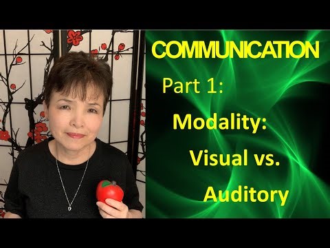 [English Video #15] COMMUNICATION Part 1: Modality: Visual vs. Auditory