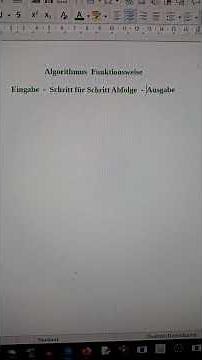 #Digitale Welt was ist der Algorithmus Funktionsweise