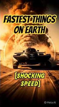 The 8 FASTEST Things on Earth (You Won't Believe #8) #documentary