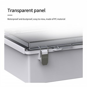 [Hot Item] Tulabu IP66 220*170*110 Plastic Waterproof Shell Terminal Box Weatherproof Junction Box with Metal Buckle