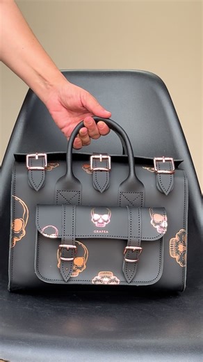 Skulls Backpack Collection: Black, White & Rose Gold