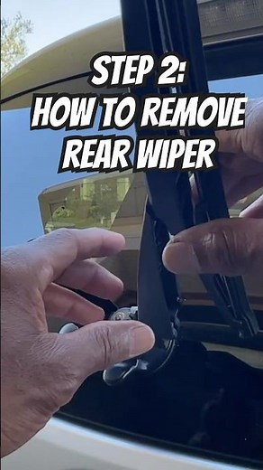 How To Remove Rear Wiper Blade. Highlander. Step 2 #shorts