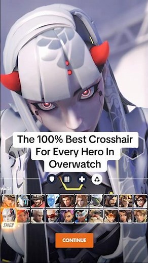 The Best Shion Crosshair in Overwatch! #overwatch #overwatch2 #shion #shionoverwatch #gaming