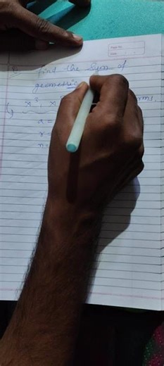 #find the sum of geometric series ?