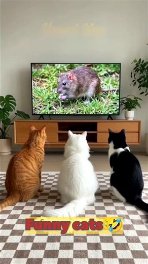 TV he told di 😱 || funny cat video 🐱|| #billi #billicomedy #funny #cartoon #funnycats #shorts #bill