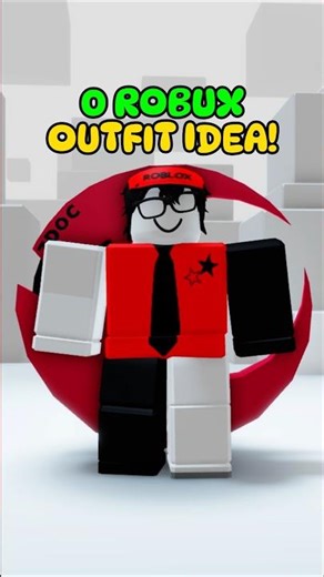 0 Robux Outfit Idea! Classic Free Items Avatar! #roblox #shorts