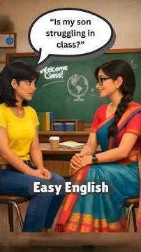 Attend Parent-Teacher meeting with confidence 📚 | #englishlearning #ptm #easyenglish