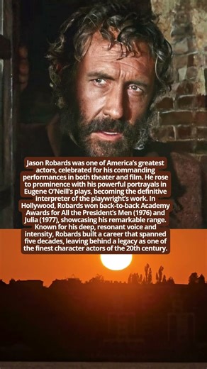 Jason Robards Master of Stage and Screen #facts #hollywoodbuzz #history #western