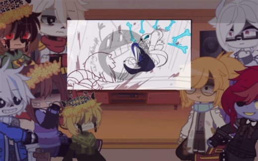 Undertale reacts to MEGALOVANIA ANIMATION│ Undertale GC