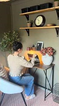 Office transformation and DIY shelves on a budget 🤩✨ #DIYTips #HowTo #BandQ