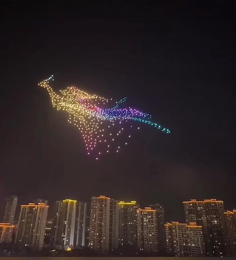 Spectacular Drone Light Shows in China