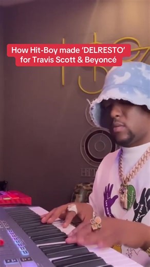 Hit-Boy really made one of the craziest beats on UTOPIA 🔥 ‘DELRESTO’ with Travis Scott & Beyoncé still sounds insane today. #hitboy #producer #travisscott #beyonce #beatmaker