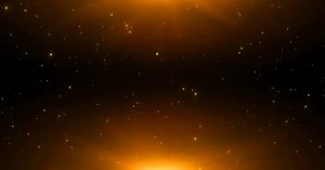 bright sparkling stars in night animation