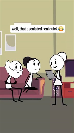 Alchemy Animation on Instagram: "Well, that escalated real quick 😂 #relatable #humor #foryou #funnyreels #xyzbca"