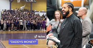 Rowdy Vancouver high school basketball fans get Drake's attention | Daily Hive | Sports