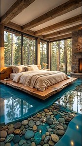 This Floor Turn a Bedroom Into Nature #epoxy #flooring #homerenovation #timelapse | Visual Spaces Lab