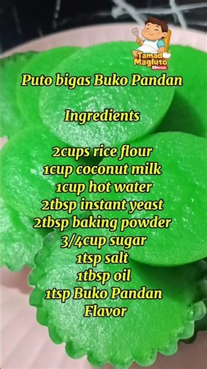 PUTO BIGAS BUKO PANDAN SUBUKAN NYO GANITONG FLAVOR NAPAKASARAP #panlasangpinoy #PUTOBIGAS#shorts