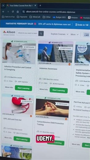 Free IT Courses #websites