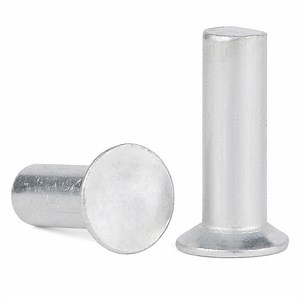 [Hot Item] Countersunk Flat Round Head Aluminum Solid Rivets