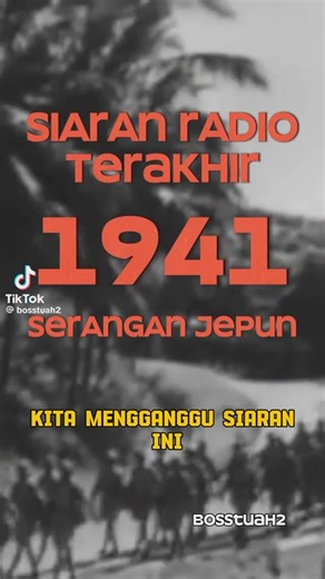 Suria Malaysia on Instagram: "Menurut comment netizen, ini adalah sedutan audio yang P Ramlee ambil dari British Malaya Broadcast (BMBC) pada tahun 1941 dulu dan diletakkan dalam filem Sarjan Hassan yang disiarkan pada tahun 1958. Meremang dengar kan 🥶 Kredit: TT bosstuah2"