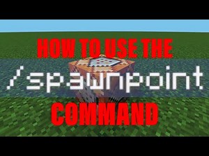 How To Use SPAWNPOINT Command!