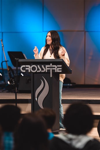 8.3K views · 283 reactions | ️‼️ Watch Emily's full message, "The Woman God Designed," on the Crossfire Youth Ministries YouTube page. The link to watch is in the comments! #crossfirebr | Crossfire Youth Ministry | Facebook
