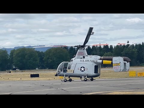 Last Known One Flying in the World | Kaman HH-43 Huskie Helicopter | Aircraft Firefighting & Rescue