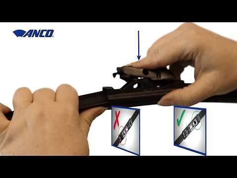 How to Install ANCO Profile Beam Wiper Blades (14"-28", B22)