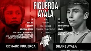 🚨UPSET: Drake Ayala vs. Richard Figueroa II - 120 lbs Who's #1 Watch More: https://bit.ly/31pmDV8 | FloWrestling
