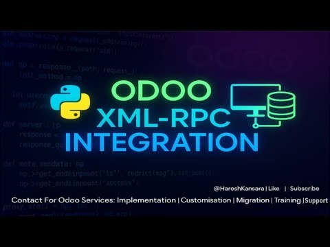 Master Odoo XML-RPC API | XMLRPC CRUD with odoo | Odoo XMLRPC | XML-RPC Explained with Example #odoo