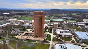 The view from way up high, courtesy of 2012 alumnus Haseeb Hafeez! [🎥 : @Haseeb Hafeez Productions] | UMass Amherst
