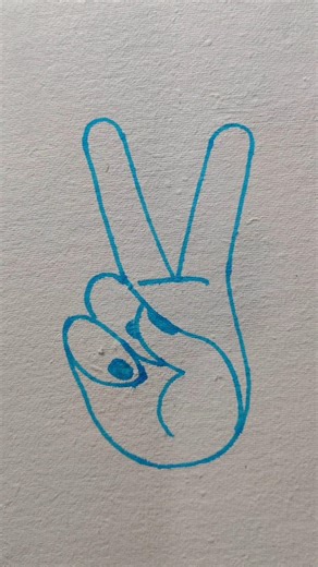 How To Draw a Peace sign #shorts #shortvideo #viral #youtubeshorts #artabhijan